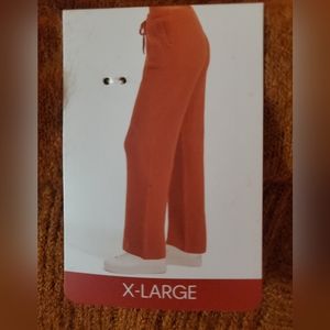DKNY Soft Rust Cashmere Blend Knit Ribbed Joggers Size XL NWT MSRP $129.50